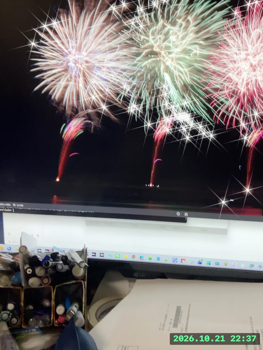 花火をもう一つの表情で